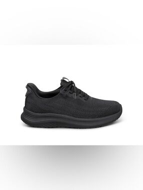 Orthofeet Nira Hands-Free Sneakers Women Size 10.5 Wide Black Orthopedic Shoes